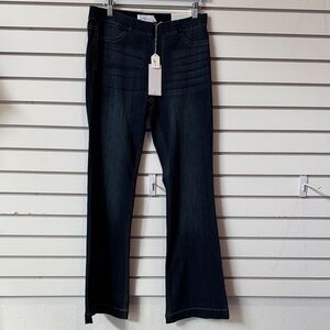Elegant Midnight Blue Flare Jeans